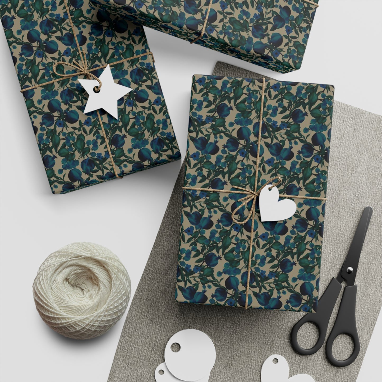 Blue Anar Wrapping Paper