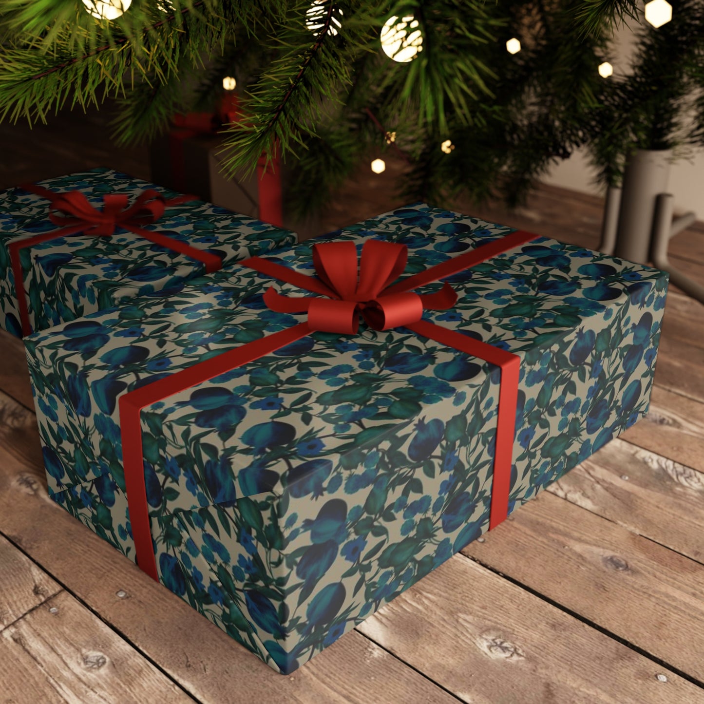 Blue Anar Wrapping Paper