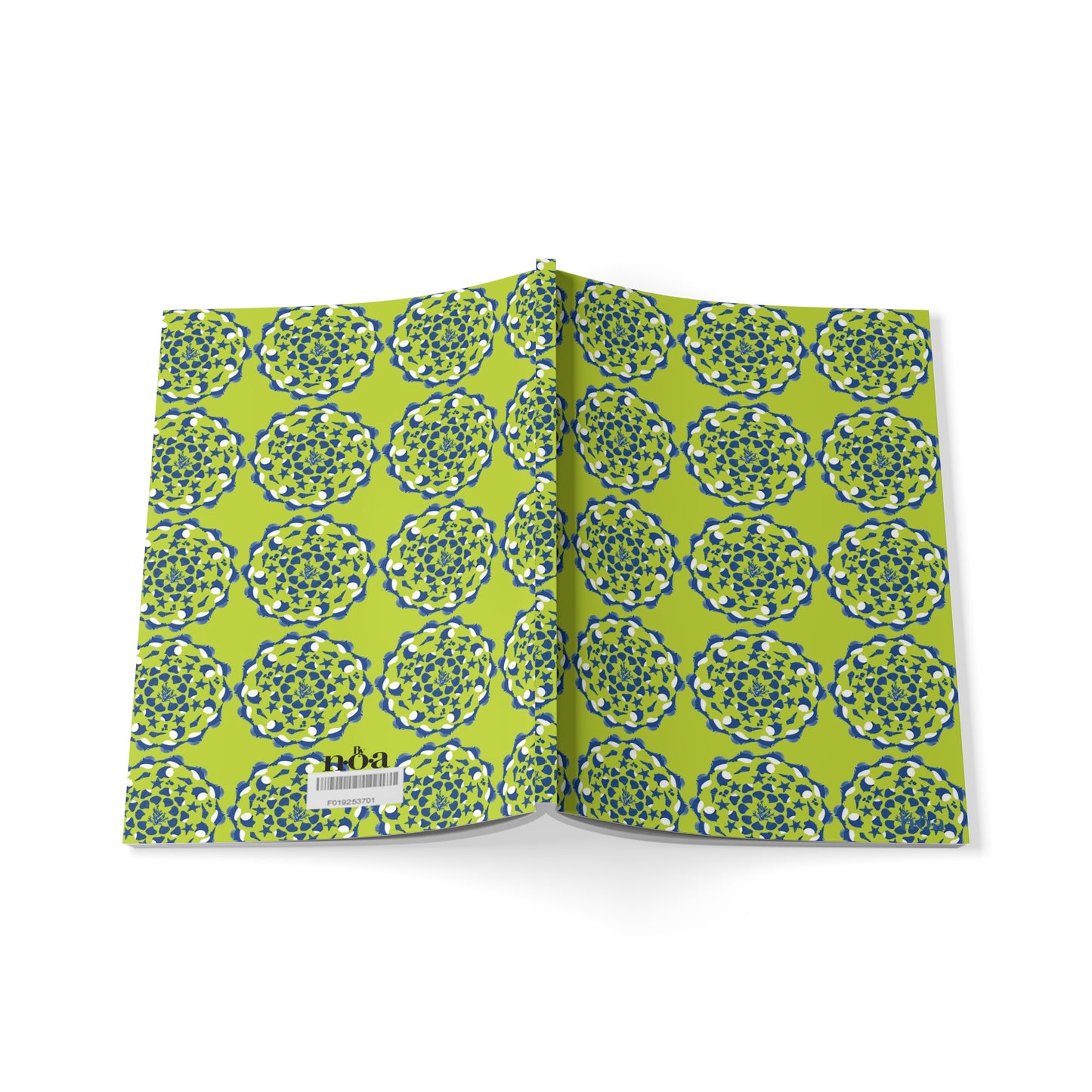 Lime Sea Round A5 Notebook