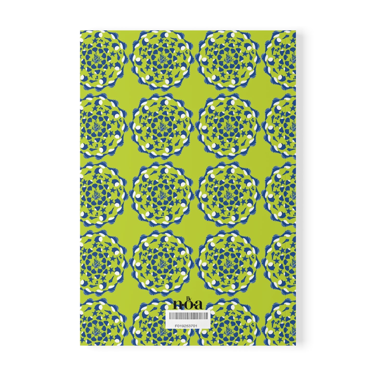 Lime Sea Round A5 Notebook