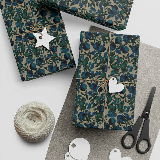 Blue Anar Wrapping Paper